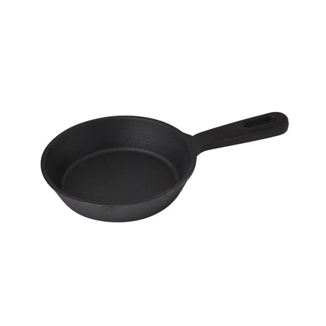 Mini Round Frypan - Cast Iron, 125 x 28mm from Moda. Sold in boxes of 1. Hospitality quality at wholesale price with The Flying Fork!