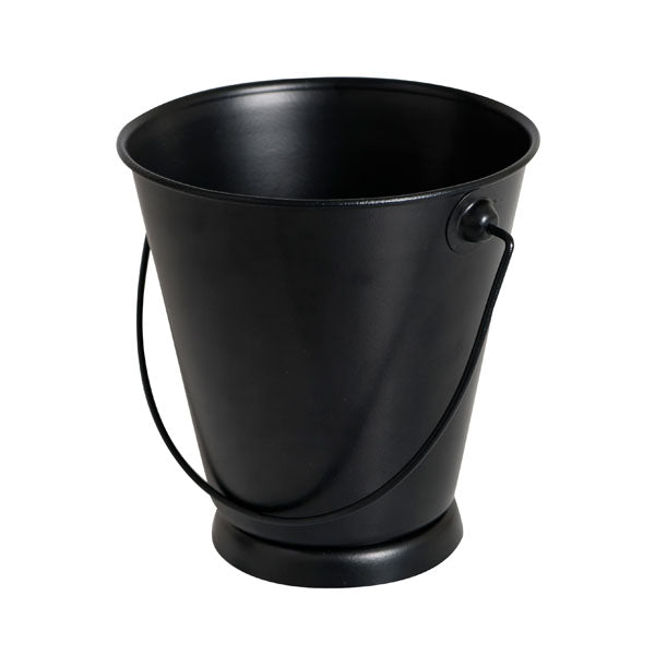 Mini Round Pail - Black, 125 x 130mm (890ml) from Moda. Sold in boxes of 1. Hospitality quality at wholesale price with The Flying Fork!