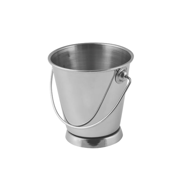 Mini Round Pail - S-S, 90 x 90mm from Moda. Sold in boxes of 1. Hospitality quality at wholesale price with The Flying Fork!