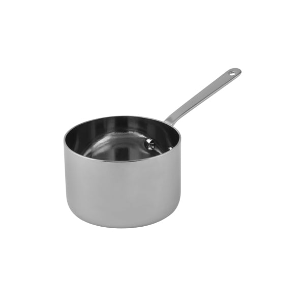 Mini Round Saucepan - S-S, 70 x 45mm from Moda. made out of Stainless Steel and sold in boxes of 1. Hospitality quality at wholesale price with The Flying Fork!