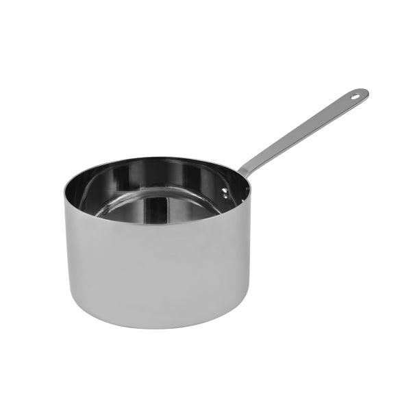Mini Round Saucepan - S-S, 120 x 75mm from Moda. made out of Stainless Steel and sold in boxes of 1. Hospitality quality at wholesale price with The Flying Fork!