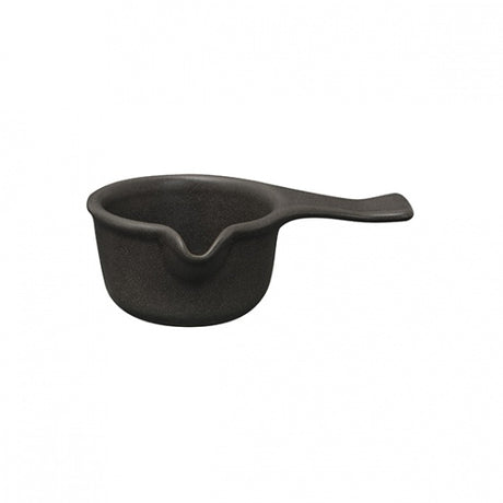 Mini Saucepan - 70ml, Zuma Charcoal from Zuma. made out of Ceramic and sold in boxes of 6. Hospitality quality at wholesale price with The Flying Fork!