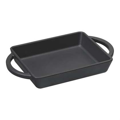 Mini Skillet - Rect., 120 x 150mm from Lava. Sold in boxes of 1. Hospitality quality at wholesale price with The Flying Fork!