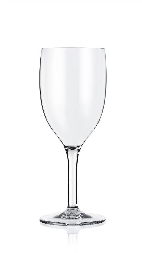 Club Wine - 270ml, Styrene from Palm Products. made out of Tritan - BPA Free and sold in boxes of 100. Hospitality quality at wholesale price with The Flying Fork!