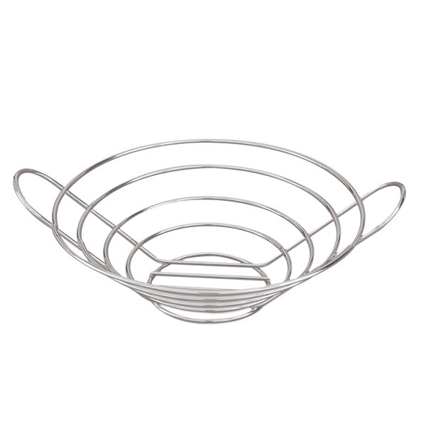 Multi - Purpose Basket - Chrome, 245 x 80mm from TheFlyingFork. Sold in boxes of 1. Hospitality quality at wholesale price with The Flying Fork!