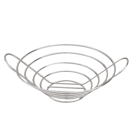 Multi - Purpose Basket - Chrome, 245 x 80mm from TheFlyingFork. Sold in boxes of 1. Hospitality quality at wholesale price with The Flying Fork!