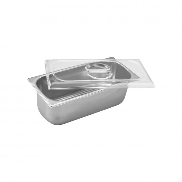Gelatipan Lid - 360x165mm, Clear from Inox Macel. made out of Acrylic and sold in boxes of 1. Hospitality quality at wholesale price with The Flying Fork!
