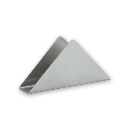 Napkin Holder - S-S, Triangular from TheFlyingFork. Sold in boxes of 1. Hospitality quality at wholesale price with The Flying Fork!