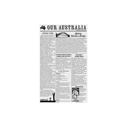 Newsprint Greaseproof Paper 190 x 310mm, 200 Sheets from Moda. Sold in boxes of 1. Hospitality quality at wholesale price with The Flying Fork!