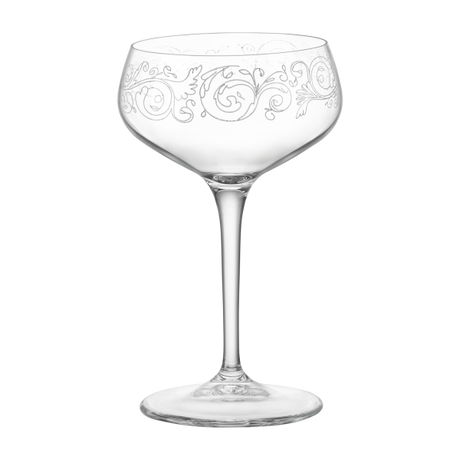 Bartender Liberty Nick&Nora 155Ml from Bormioli Rocco. Fine rim, made out of Glass and sold in boxes of 6. Hospitality quality at wholesale price with The Flying Fork!