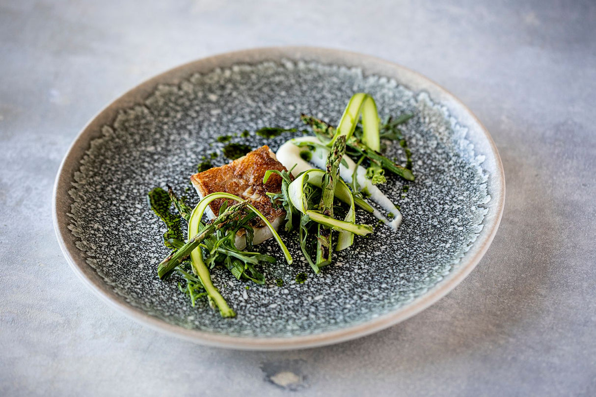 Round Coupe Plate - 210Mm, Thar Black: Pack of 12