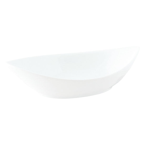 Olive Shape Plate - 306mm from Ryner Tableware. made out of Porcelain and sold in boxes of 36. Hospitality quality at wholesale price with The Flying Fork!