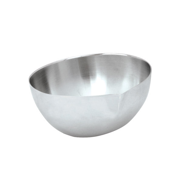 Oval Condiment Bowl - S-S, 70 x 60 x 38mm from TheFlyingFork. Sold in boxes of 1. Hospitality quality at wholesale price with The Flying Fork!