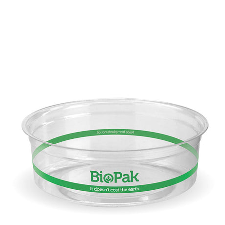 Biobowl - 240ml, 121mm (Box of 500) from BioPak. Compostable, made out of Bioplastic and sold in boxes of 1. Hospitality quality at wholesale price with The Flying Fork!
