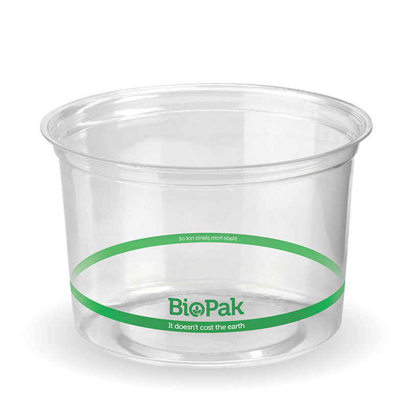 Biobowl - 500ml, 121mm (Box of 500) from BioPak. Compostable, made out of Bioplastic and sold in boxes of 1. Hospitality quality at wholesale price with The Flying Fork!