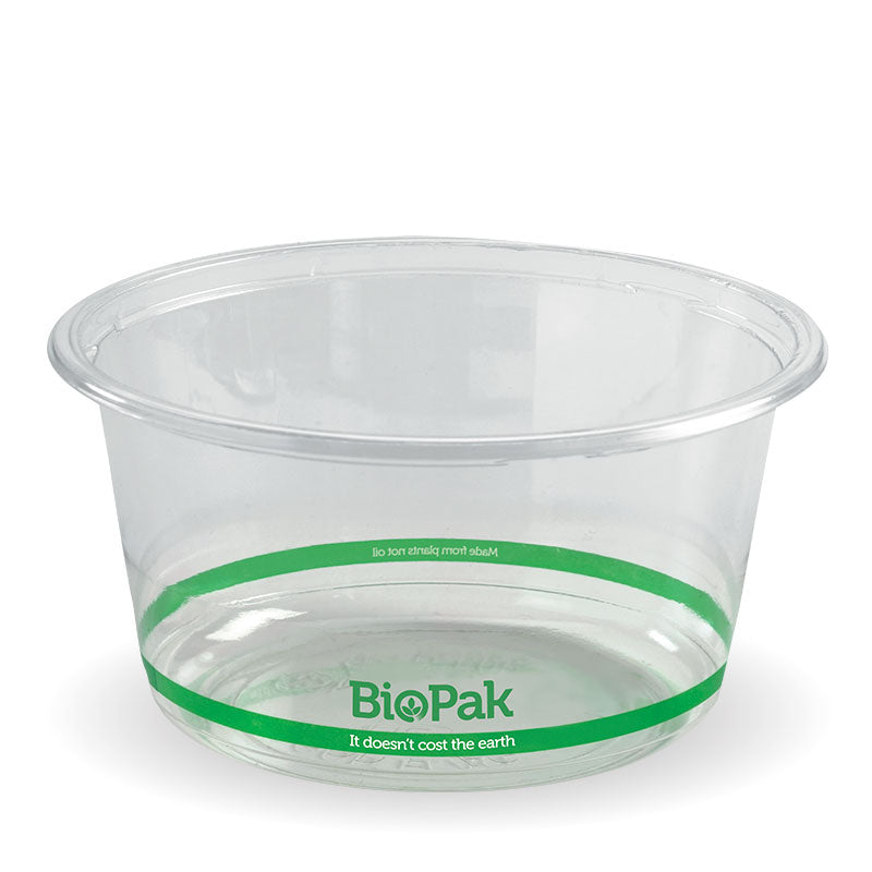 Biobowl - 700ml, 143mm (Box of 600) from BioPak. Compostable, made out of Bioplastic and sold in boxes of 1. Hospitality quality at wholesale price with The Flying Fork!