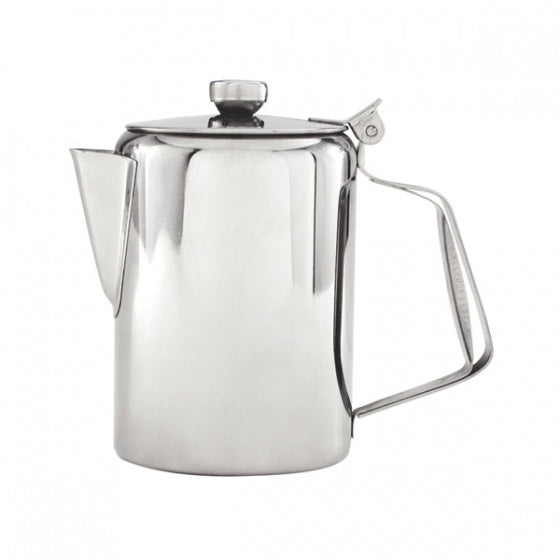 Pacific Coffee Pot - 18-8, 1000ml from TheFlyingFork. made out of Stainless Steel and sold in boxes of 1. Hospitality quality at wholesale price with The Flying Fork!