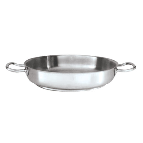 Paella Pan - 18-10, No Cover, 240 x 60mm-2.7Lt from Pujadas. Sold in boxes of 1. Hospitality quality at wholesale price with The Flying Fork!