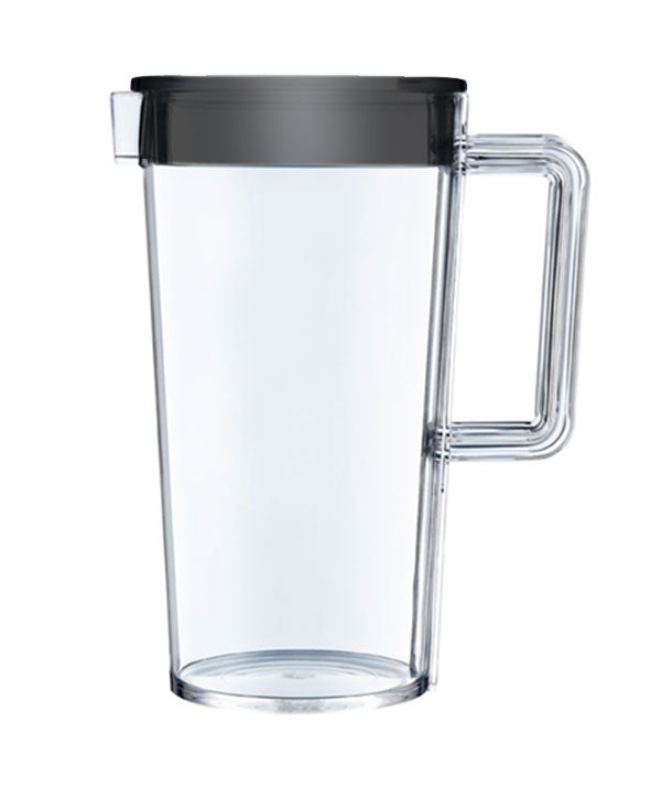 Palm Unbreakable Jug and Black Lid 1.3Lt from Palm Products. made out of Tritan - BPA Free and sold in boxes of 4. Hospitality quality at wholesale price with The Flying Fork!