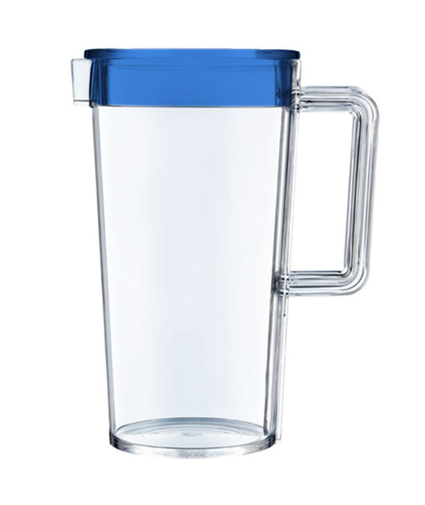 Palm Unbreakable Jug and Blue Lid 1.3Lt from Palm Products. made out of Tritan - BPA Free and sold in boxes of 4. Hospitality quality at wholesale price with The Flying Fork!