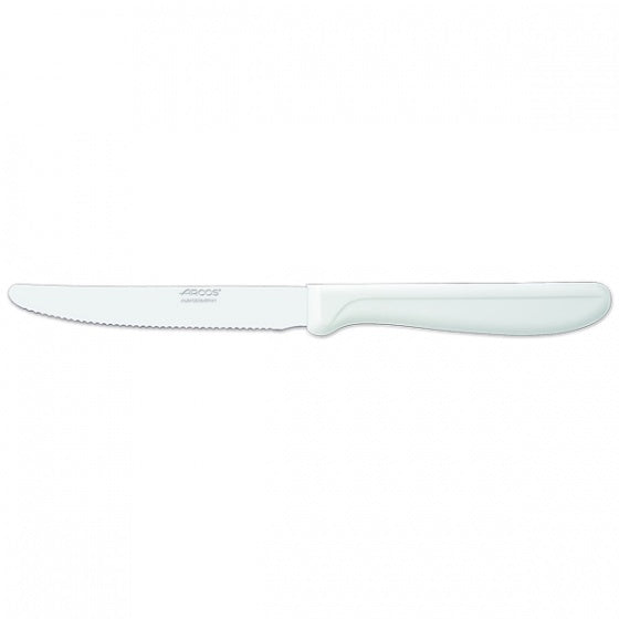 Paring Knife - 110mm White Handle from Arcos. Sold in boxes of 1. Hospitality quality at wholesale price with The Flying Fork!