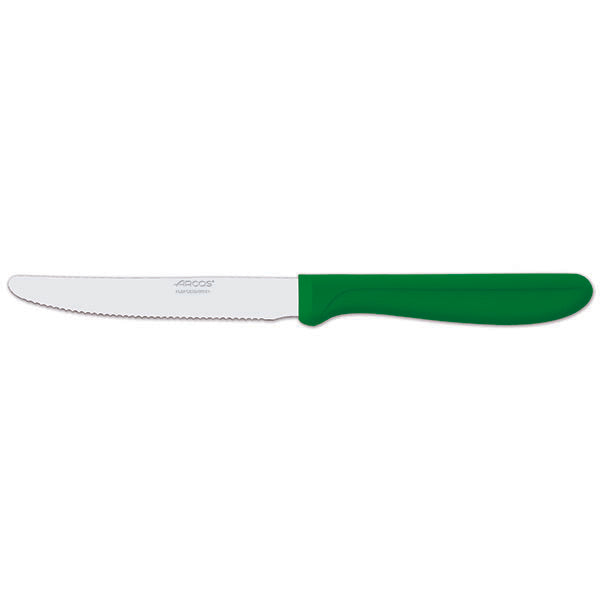 Paring-Steak Knife Green Handle - 110mm from Arcos. Sold in boxes of 1. Hospitality quality at wholesale price with The Flying Fork!