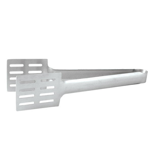 Pastry Tong - Flat-Slotted, 18-8, 240mm from TheFlyingFork. Sold in boxes of 1. Hospitality quality at wholesale price with The Flying Fork!
