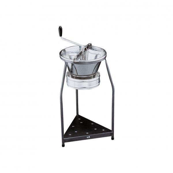 Tinned Food Mill - with 3mm Blade & 800mm Stand, 390mm from Paderno. made out of Stainless Steel and sold in boxes of 1. Hospitality quality at wholesale price with The Flying Fork!