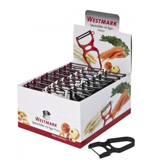 Peeler - Swivel, Display Box, 24Pcs from Westmark. Sold in boxes of 1. Hospitality quality at wholesale price with The Flying Fork!