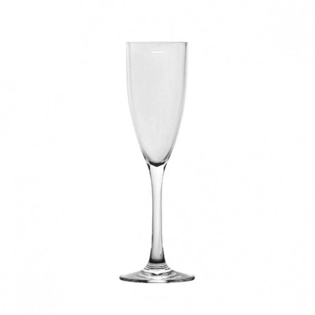 Polycarbonate Bellini Flute 170ml (with 150ml Pour Line) from Polysafe. made out of Polycarbonate and sold in boxes of 24. Hospitality quality at wholesale price with The Flying Fork! 