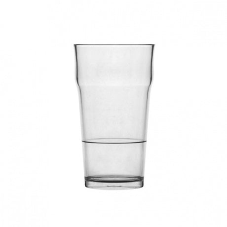 Polycarbonate Nonic Pint 540ml from Polysafe. made out of Polycarbonate and sold in boxes of 24. Hospitality quality at wholesale price with The Flying Fork!