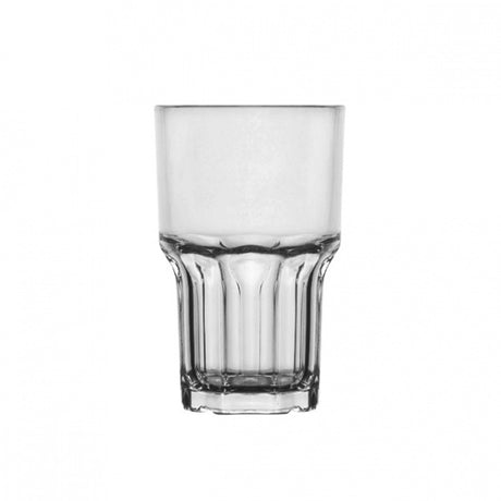 Polycarbonate Rock Highball 300ml from Polysafe. made out of Polycarbonate and sold in boxes of 24. Hospitality quality at wholesale price with The Flying Fork!