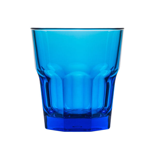 Polycarbonate Rock Tumbler 240ml - Blue (PS4BLU) from Polysafe. made out of Polycarbonate and sold in boxes of 24. Hospitality quality at wholesale price with The Flying Fork!