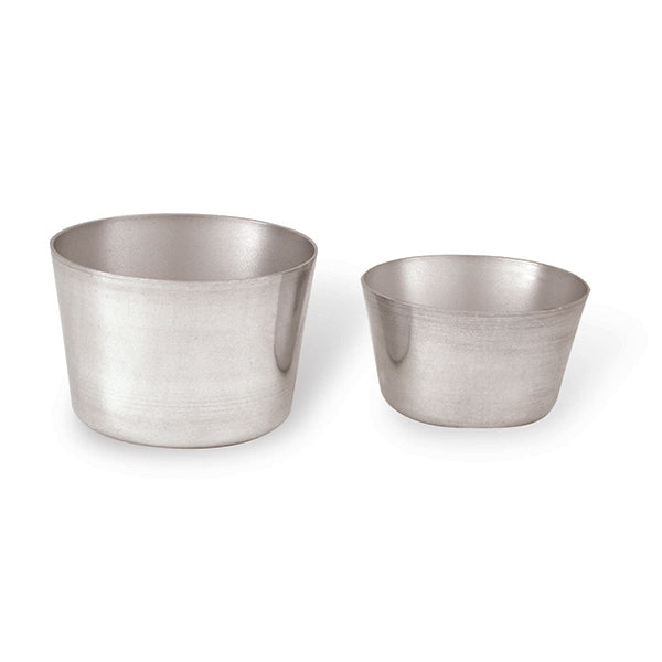 Pudding Mould - Alum., 70 x 42mm-120ml from TheFlyingFork. Sold in boxes of 1. Hospitality quality at wholesale price with The Flying Fork!