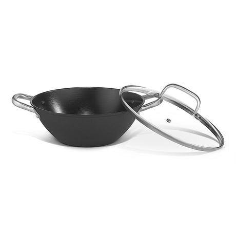 Casserole - Deep 3.4Lt Ceramic Coating 26x10cm from Pujadas. Sold in boxes of 4. Hospitality quality at wholesale price with The Flying Fork!