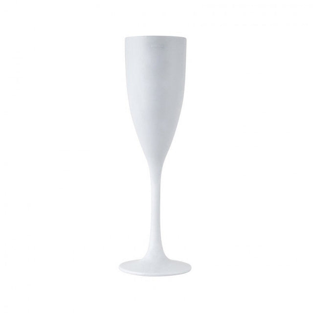 Polycarbonate Pure Bellini Flute 170ml (with 150ml Pour Line) from Polysafe. made out of Polycarbonate and sold in boxes of 24. Hospitality quality at wholesale price with The Flying Fork!