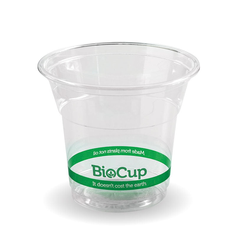 Biocup - Clear, 150ml (Box of 2000) from BioPak. Compostable, made out of Bioplastic and sold in boxes of 1. Hospitality quality at wholesale price with The Flying Fork!
