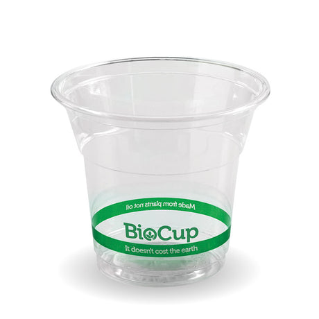 Biocup - Clear, 150ml (Box of 2000) from BioPak. Compostable, made out of Bioplastic and sold in boxes of 1. Hospitality quality at wholesale price with The Flying Fork!