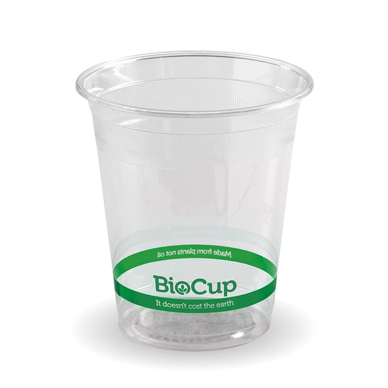 Biocup - Clear, 200ml (Box of 2000) from BioPak. Compostable, made out of Bioplastic and sold in boxes of 1. Hospitality quality at wholesale price with The Flying Fork!