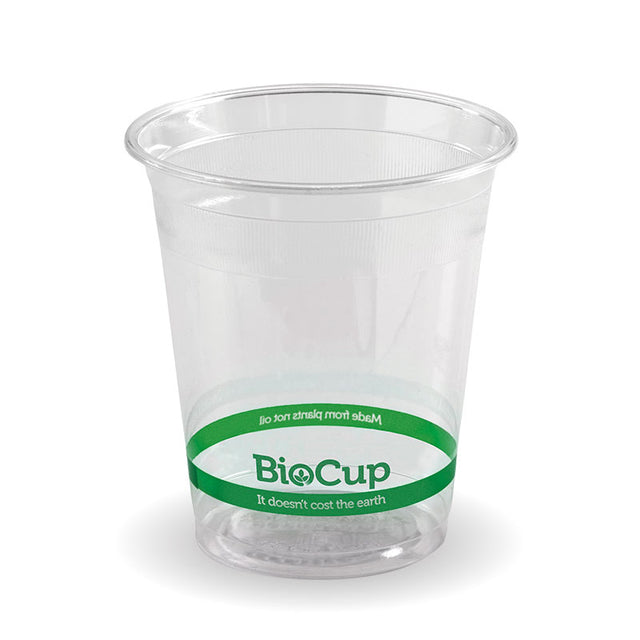 Biocup - Clear, 200ml (Box of 2000) from BioPak. Compostable, made out of Bioplastic and sold in boxes of 1. Hospitality quality at wholesale price with The Flying Fork!
