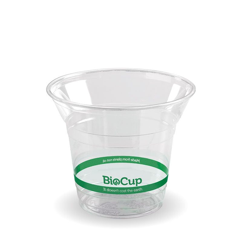 Biocup - Clear, 300ml (Box of 1000) from BioPak. Compostable, made out of Bioplastic and sold in boxes of 1. Hospitality quality at wholesale price with The Flying Fork!