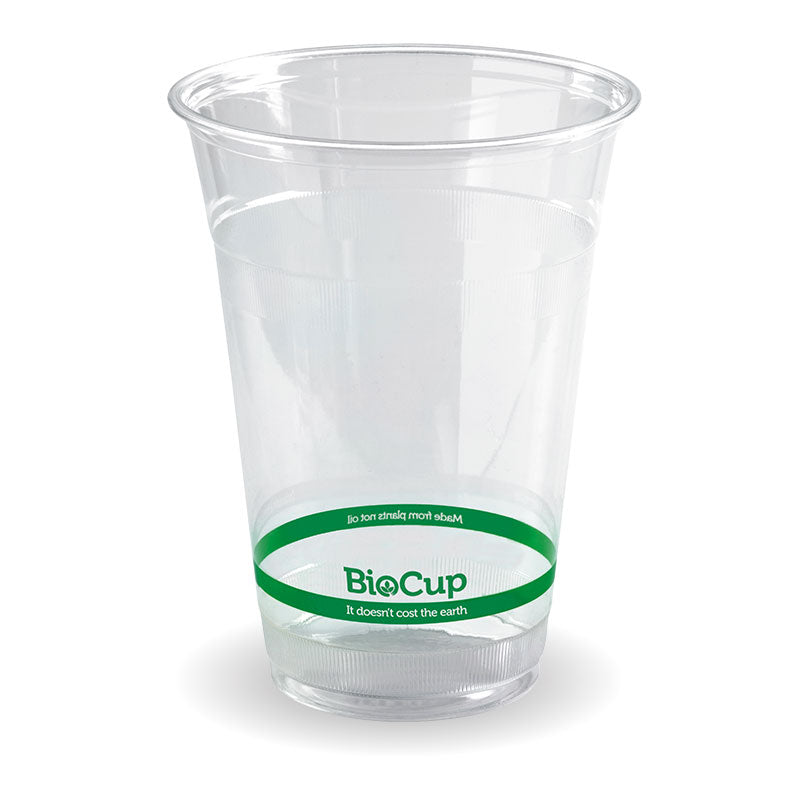 Biocup - Clear, 500ml (Box of 1000) from BioPak. Compostable, made out of Bioplastic and sold in boxes of 1. Hospitality quality at wholesale price with The Flying Fork!