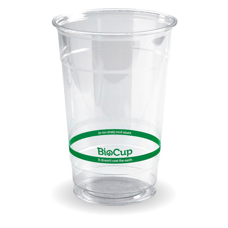 Biocup - Clear, 600ml (Box of 1000) from BioPak. Compostable, made out of Bioplastic and sold in boxes of 1. Hospitality quality at wholesale price with The Flying Fork!