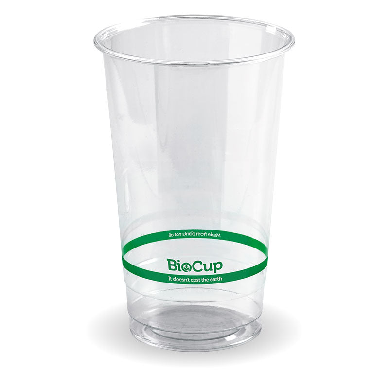 Biocup - Clear, 700ml (Box of 1000) from BioPak. Compostable, made out of Bioplastic and sold in boxes of 1. Hospitality quality at wholesale price with The Flying Fork!