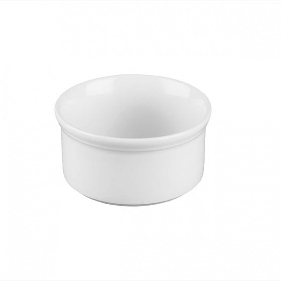 Ramekin - 90ml, White, Churchill from Churchill. made out of Porcelain and sold in boxes of 24. Hospitality quality at wholesale price with The Flying Fork!