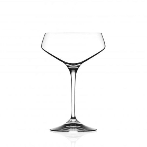 Champagne Coupe - 330ml, Aria from RCR Cristalleria. made out of Glass and sold in boxes of 6. Hospitality quality at wholesale price with The Flying Fork!