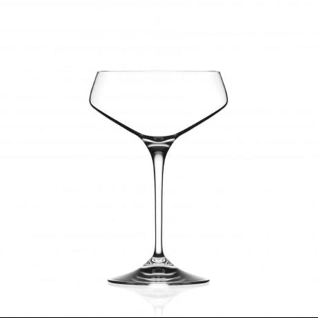 Champagne Coupe - 330ml, Aria from RCR Cristalleria. made out of Glass and sold in boxes of 6. Hospitality quality at wholesale price with The Flying Fork!