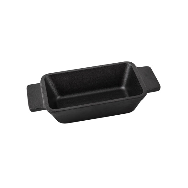 Rectangular Baker - Cast Iron, 134 x 90 x 37mm from Moda. Sold in boxes of 1. Hospitality quality at wholesale price with The Flying Fork!