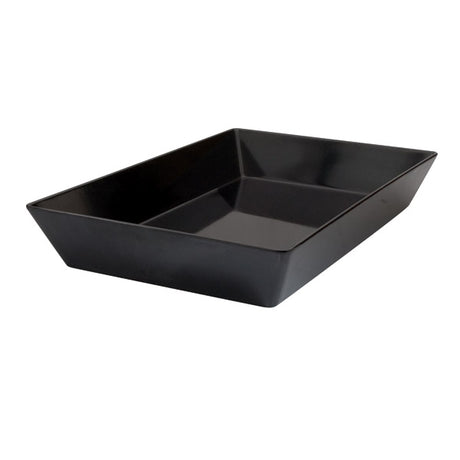 Rect. Deep Dish - Black, 450 x 300 x 70mm from Ryner Melamine. Sold in boxes of 3. Hospitality quality at wholesale price with The Flying Fork!