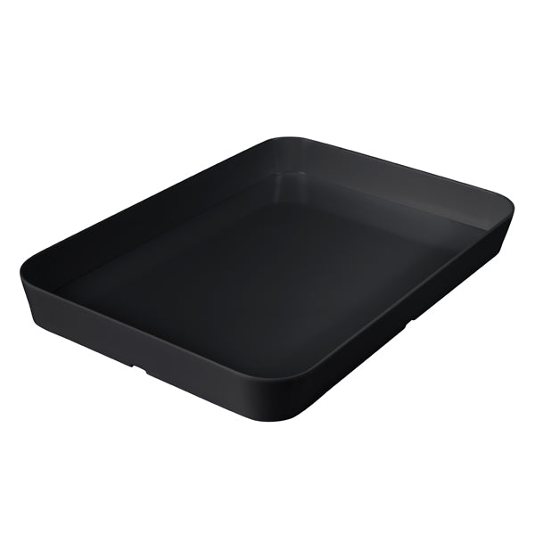 Rect. Dish - Black, 305 x 220 x 25mm from Ryner Melamine. Sold in boxes of 3. Hospitality quality at wholesale price with The Flying Fork!